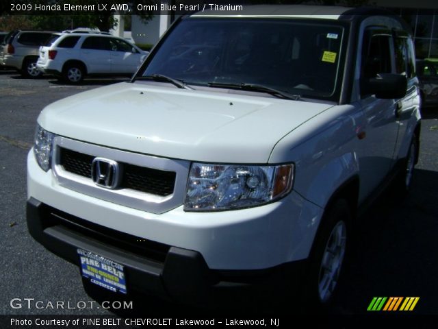2009 Honda Element LX AWD in Omni Blue Pearl