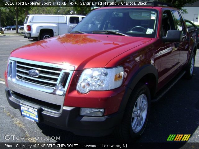 2010 Ford Explorer Sport Trac XLT 4x4 in Sangria Red Metallic
