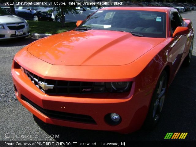 2013 Chevrolet Camaro LT Coupe in Inferno Orange Metallic