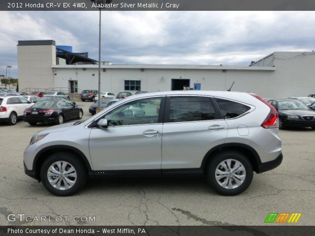 2012 Honda CR-V EX 4WD in Alabaster Silver Metallic