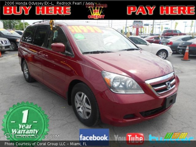 2006 Honda Odyssey EX-L in Redrock Pearl