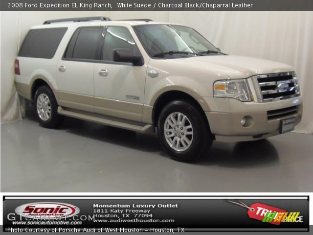 2008 Ford Expedition EL King Ranch in White Suede