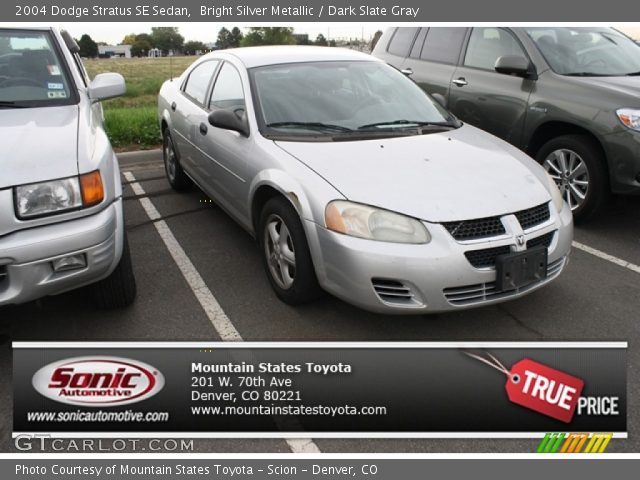 2004 Dodge Stratus SE Sedan in Bright Silver Metallic