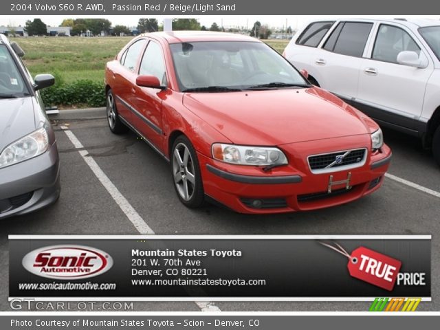 2004 Volvo S60 R AWD in Passion Red