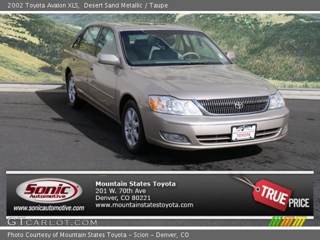 2002 Toyota Avalon XLS in Desert Sand Metallic