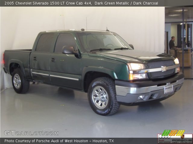 2005 Chevrolet Silverado 1500 LT Crew Cab 4x4 in Dark Green Metallic