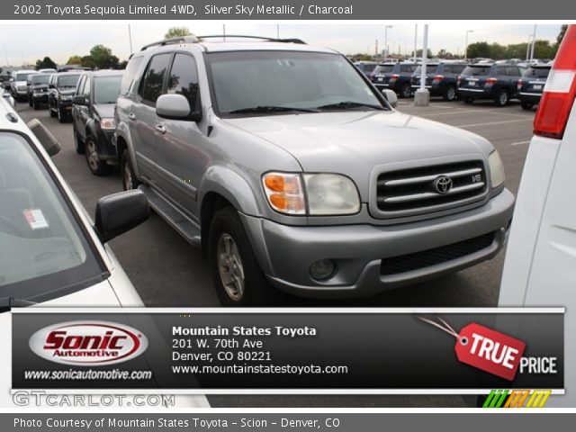2002 Toyota Sequoia Limited 4WD in Silver Sky Metallic