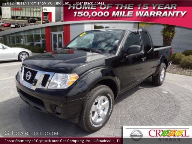 2012 Nissan Frontier SV V6 King Cab in Super Black