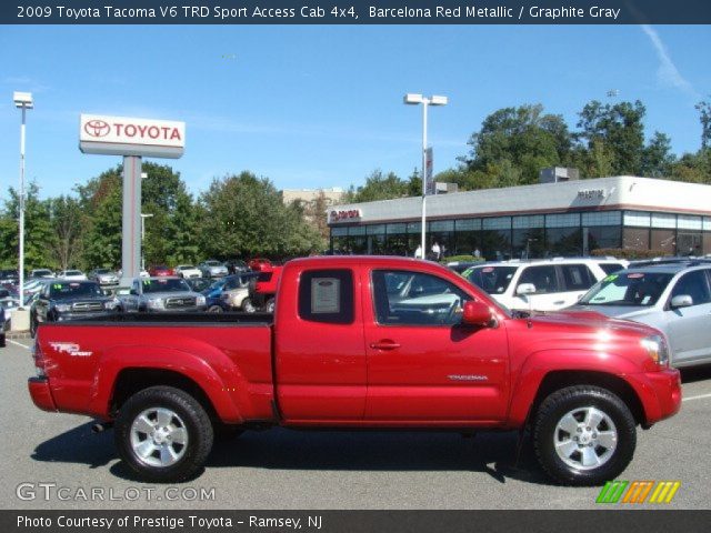 2009 Toyota Tacoma V6 TRD Sport Access Cab 4x4 in Barcelona Red Metallic