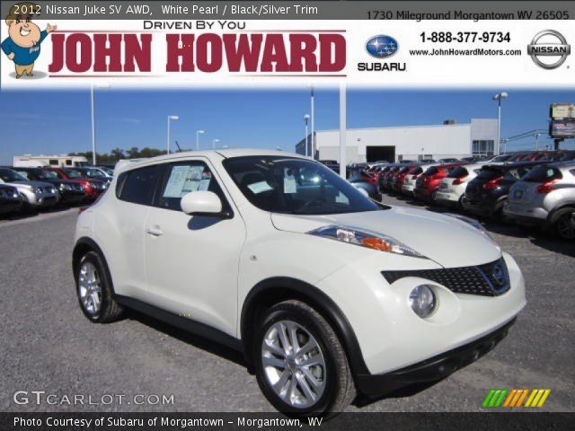 2012 Nissan Juke SV AWD in White Pearl