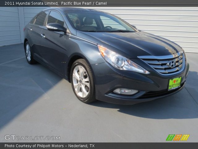 2011 Hyundai Sonata Limited in Pacific Blue Pearl