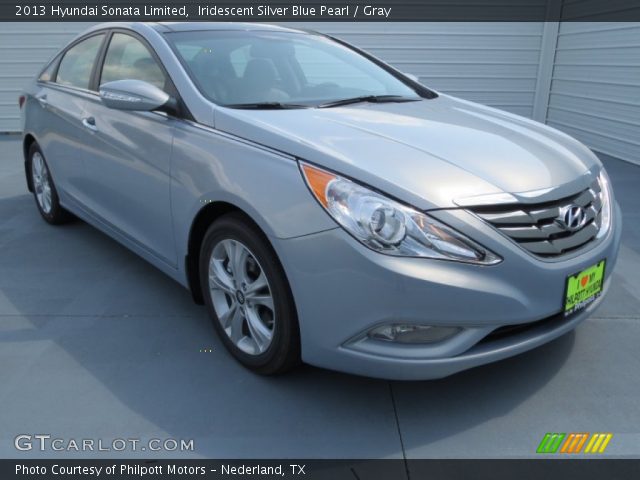 2013 Hyundai Sonata Limited in Iridescent Silver Blue Pearl