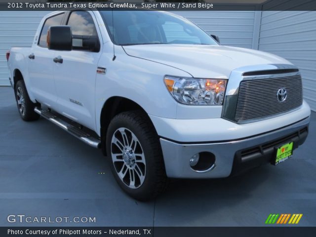 2012 Toyota Tundra Texas Edition CrewMax in Super White