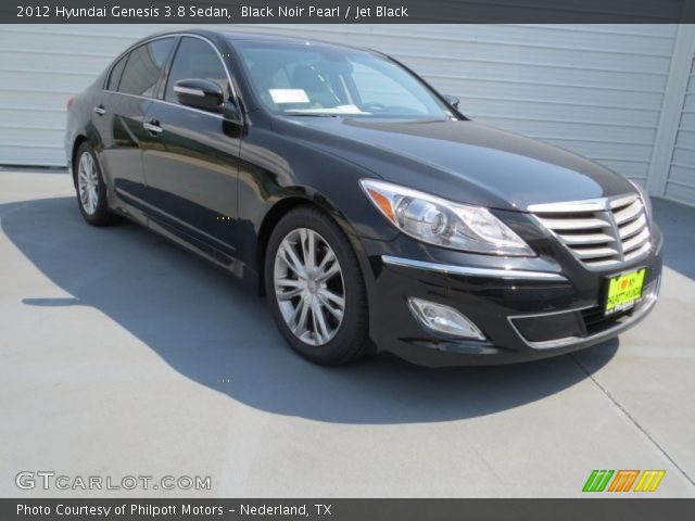 2012 Hyundai Genesis 3.8 Sedan in Black Noir Pearl