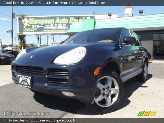 2006 Porsche Cayenne S in Lapis Blue Metallic