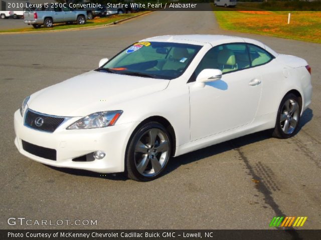 2010 Lexus IS 250C Convertible in Starfire White Pearl