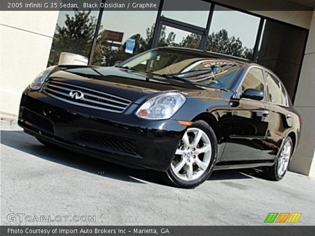 2005 Infiniti G 35 Sedan in Black Obsidian