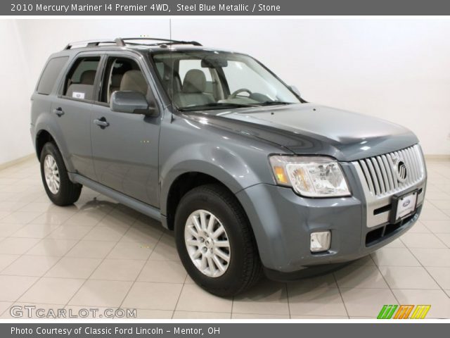 2010 Mercury Mariner I4 Premier 4WD in Steel Blue Metallic