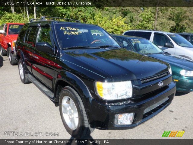2001 Infiniti QX4 4x4 in Black Obsidian