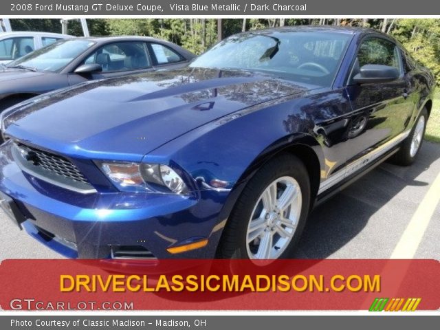 2008 Ford Mustang GT Deluxe Coupe in Vista Blue Metallic