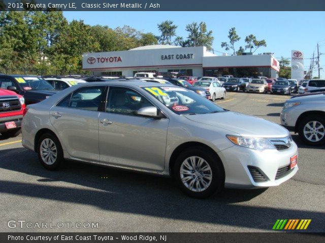 2012 Toyota Camry LE in Classic Silver Metallic