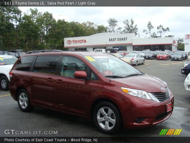 2011 Toyota Sienna LE in Salsa Red Pearl