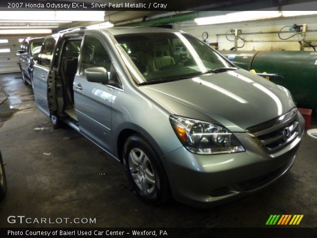 2007 Honda Odyssey EX-L in Silver Pearl Metallic