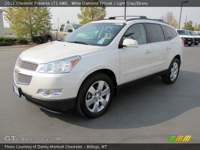 2012 Chevrolet Traverse LTZ AWD in White Diamond Tricoat