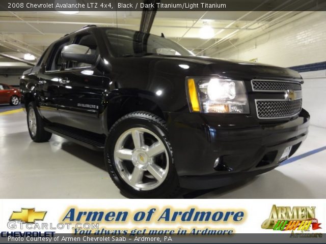 2008 Chevrolet Avalanche LTZ 4x4 in Black