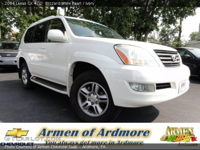 2004 Lexus GX 470 in Blizzard White Pearl
