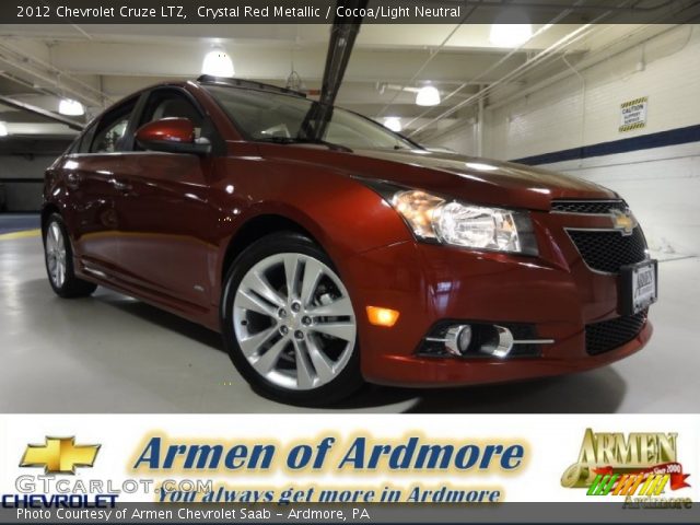 2012 Chevrolet Cruze LTZ in Crystal Red Metallic