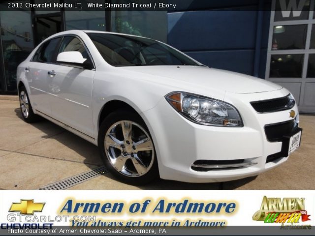 2012 Chevrolet Malibu LT in White Diamond Tricoat