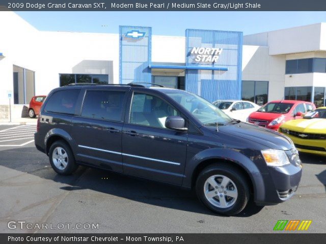 2009 Dodge Grand Caravan SXT in Modern Blue Pearl
