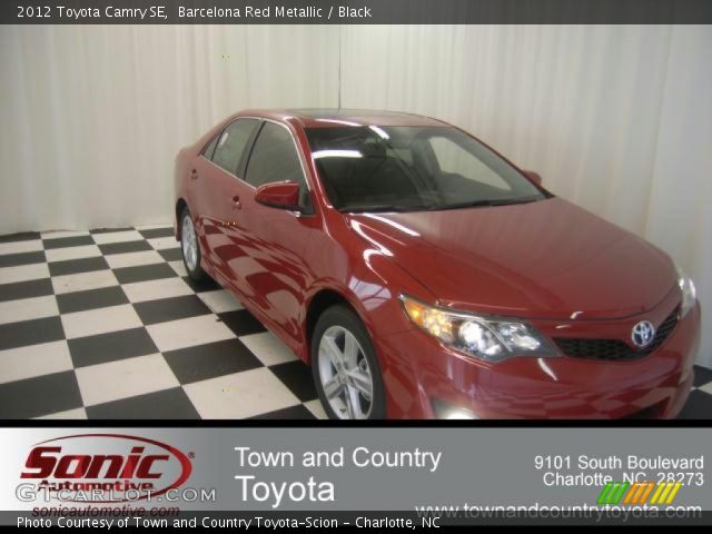 2012 Toyota Camry SE in Barcelona Red Metallic