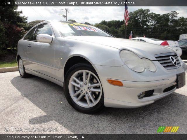 2003 Mercedes-Benz C C320 Sport Coupe in Brilliant Silver Metallic