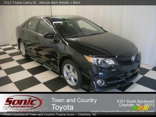 2012 Toyota Camry SE in Attitude Black Metallic