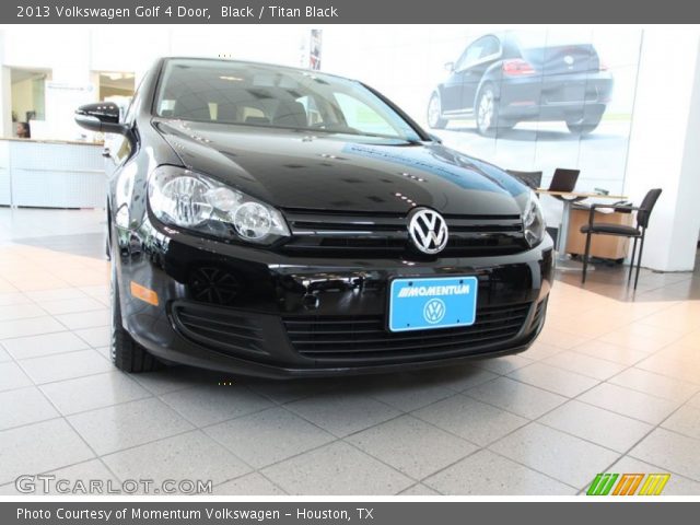2013 Volkswagen Golf 4 Door in Black