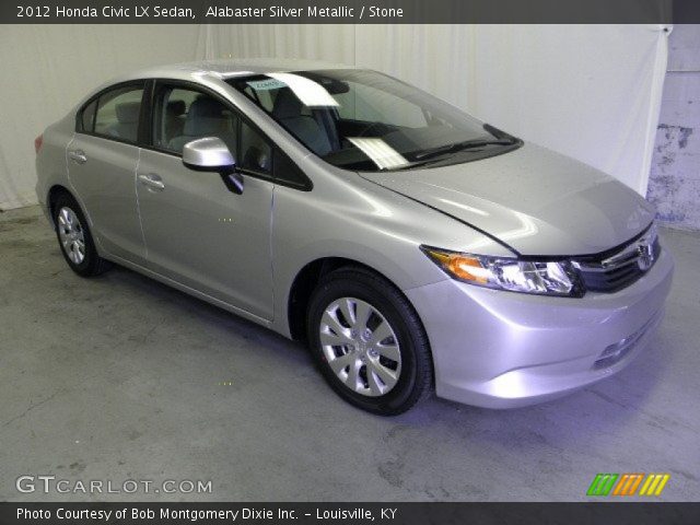 Stone silver honda civic #3