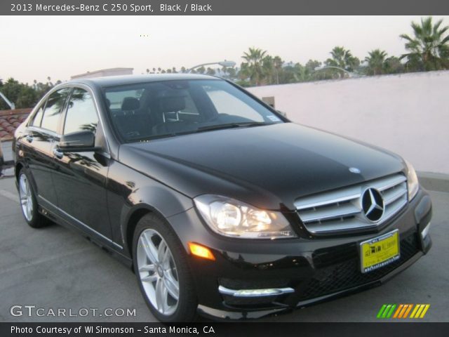 2013 Mercedes-Benz C 250 Sport in Black