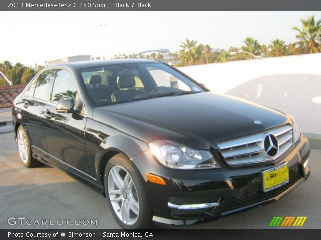 2013 Mercedes-Benz C 250 Sport in Black