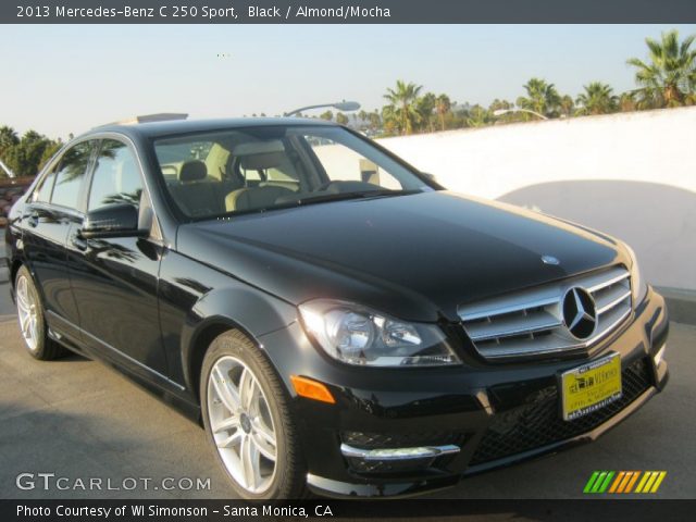 2013 Mercedes-Benz C 250 Sport in Black