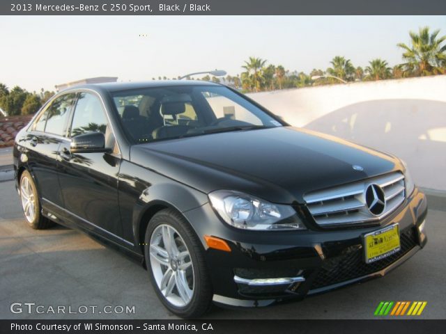 2013 Mercedes-Benz C 250 Sport in Black