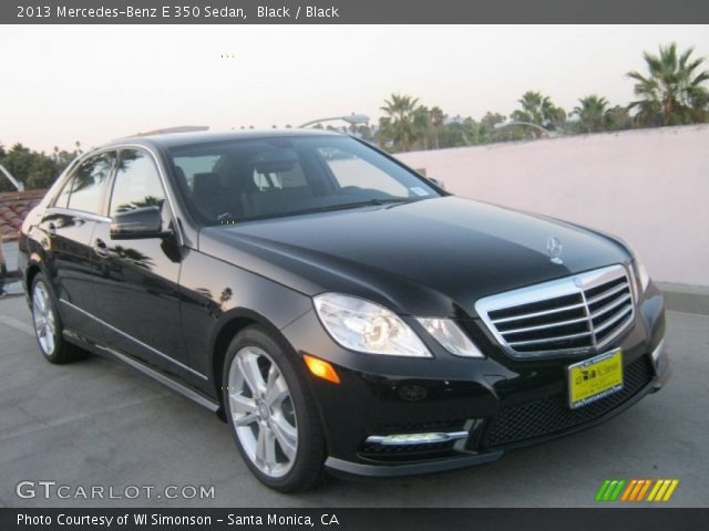 2013 Mercedes-Benz E 350 Sedan in Black