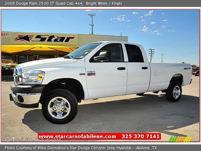 2008 Dodge Ram 2500 ST Quad Cab 4x4 in Bright White