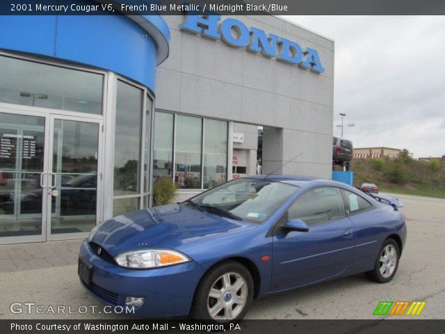 2001 Mercury Cougar V6 in French Blue Metallic