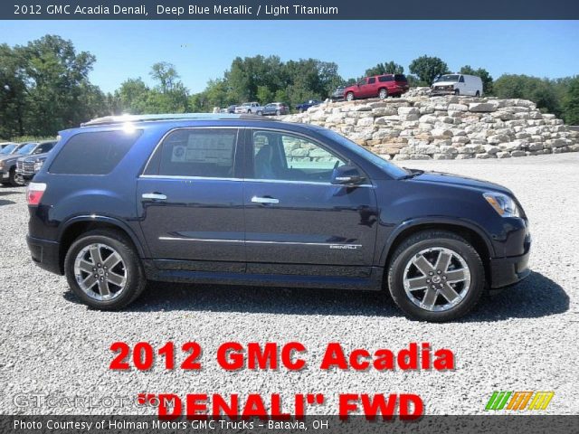2012 GMC Acadia Denali in Deep Blue Metallic