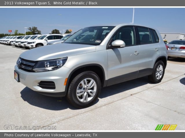 2013 Volkswagen Tiguan S in White Gold Metallic