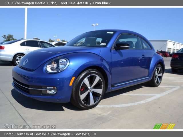 2013 Volkswagen Beetle Turbo in Reef Blue Metallic