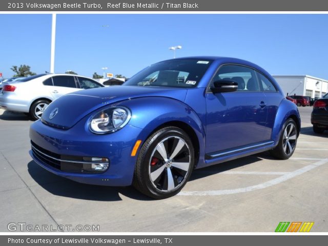 2013 Volkswagen Beetle Turbo in Reef Blue Metallic