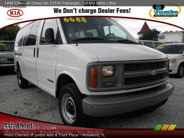 1998 Chevrolet Chevy Van G2500 Passenger in Summit White